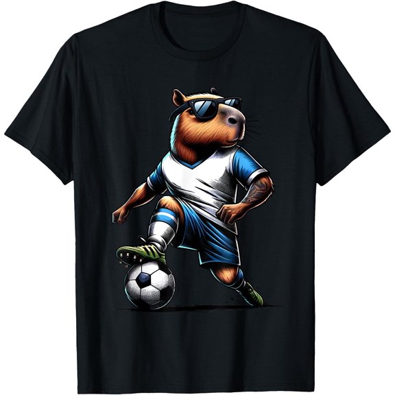 Soccer Capybara Sport - Soccer Player T-Shirt, Unisex T-Shirt