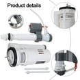 thumbnail image 2 of Toilet Tank Kits Cistern Toilet Fill Parts Water Drain Flush Valve Button Set Repair Fittings Plastic Stainless Steel, 2 of 10