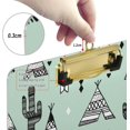 thumbnail image 4 of 12.5"x9" Western Cactus Clipboards, Standard A4 Letter Size Nursing Clipboard with Low Profile Metal Clip Decorative Clip Board for Office Supplies,Silver, 4 of 7