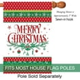 thumbnail image 2 of Merry Christmas Double Sided Decorative Winter House flag 28x40 inch, 2 of 4