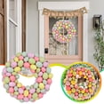 thumbnail image 3 of EUDIDV Easter Decorations Easter Eggs 2024 Easter Simulation Easter Wreath Scene Layout Outdoor Decoration Shooting Props Door Decorations Easter Party Supplies, 3 of 7