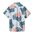 thumbnail image 5 of Yiaimeir Men's Vintage Button Down Bowling Shirts Short Sleeve Summer Beach Shirt，Size M-3XL, 5 of 5