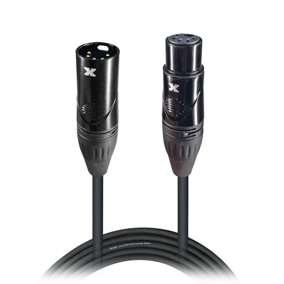 ProX XC-5PDMX05 Câble de Données Haute Performance 5 Pieds DMX XLR5-M à XLR5-F
