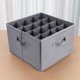 thumbnail image 1 of Organizador Almacenamiento Zapatos Calzado Plegable Contenedor Tela Con Tapa Transparente Los Divisores Ajustables Se Adaptan A Hasta 14 Pares para Deporte Sandalias, 1 of 8
