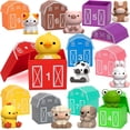 thumbnail image 1 of Juguetes de aprendizaje para niños de 1,2,3 años, 20 piezas de juguetes de animales de safari, habilidad para contar, combinación de colores, juego de motricidad fina, regalo educativo de Navidad, cum, 1 of 4