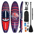 thumbnail image 1 of 10 Ft Inflatable Stand Up Paddle Board Kit SUP Pump Backpack Surfing Adult Youth Yescom Modern, 1 of 6