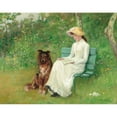 thumbnail image 3 of Edwin Harris 24x20 Black Modern Framed Museum Art Print Titled - A Quiet Moment, 3 of 5