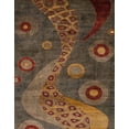 thumbnail image 1 of Ahgly Company Indoor Rectangle Abstract Dark Gold Brown Oriental Area Rugs, 6' x 9', 1 of 6