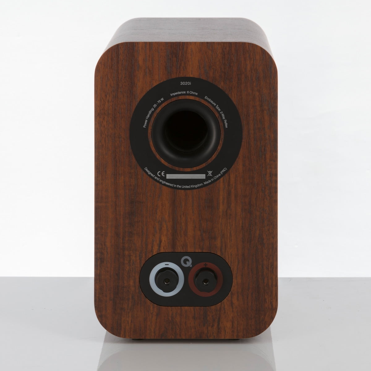 Q Acoustics 3020i Bookshelf Speaker - Pair (Walnut)