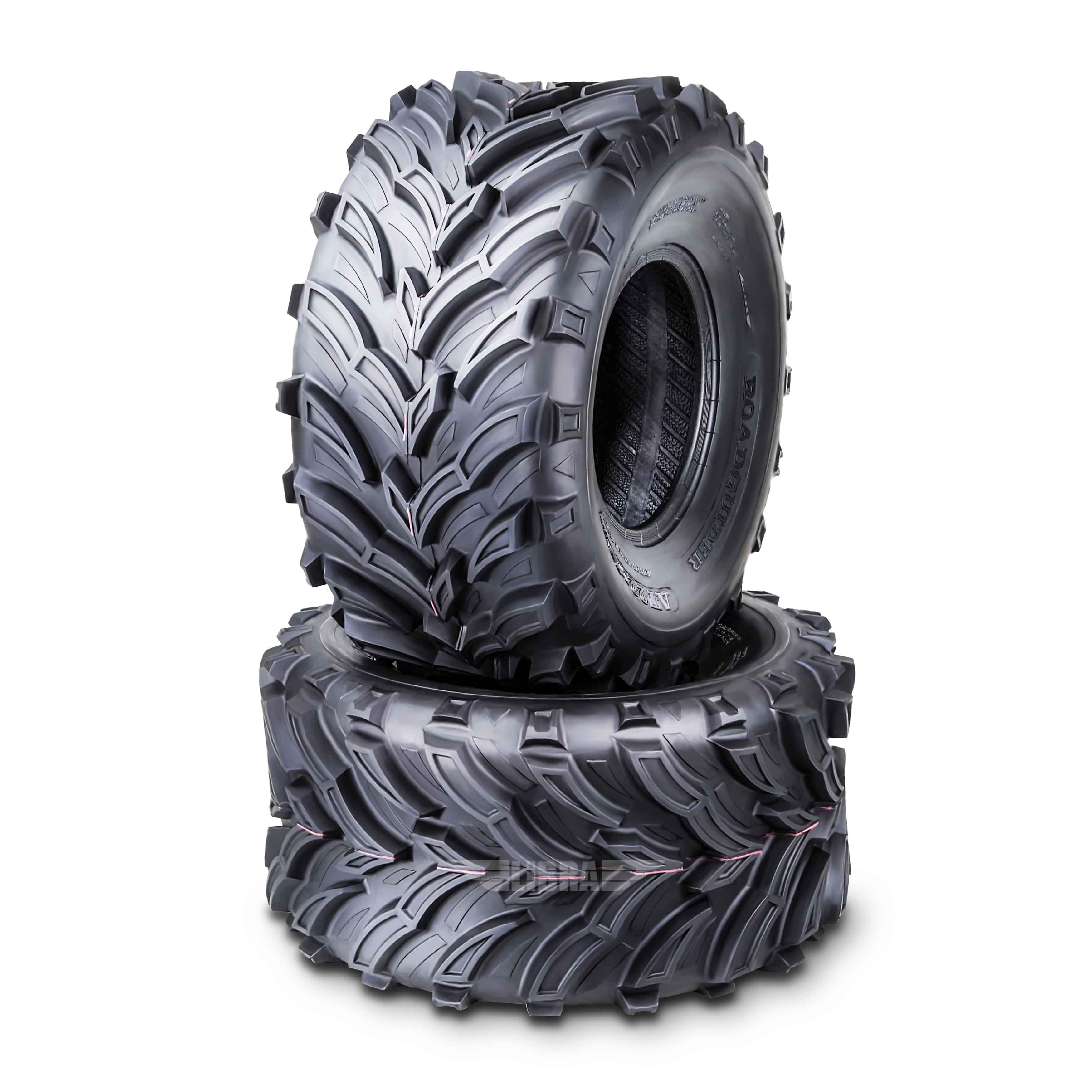 Set 2 ATV Mud Tires 22x109 22X10X9 6PR for Honda Recon 250 Suzuki
