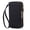Black Wave, variant on Cellphone Wallet for Women Dual Zipper Long Purse with Removable Wristlet, Sunflower Yellow