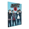 thumbnail image 2 of 5 Seconds Of Summer 5sos Wall Art Digitally Printed Canvas Decorative Painting Wall Decoration For Home Decor 8"X12", 2 of 8