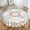 Floral Wreath Welcome Sweet, variant on Love Dove Paris Romance Heart Round Tablecloth Waterproof Oil Proof Spill Proof Table Cloth 70" for Camping, Dining, Indoor and Outdoor Table Cover