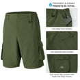 thumbnail image 4 of BASSDASH Men’s Quick Dry Convertible Water Resistant UPF 50+ Pants FP02M, 4 of 7