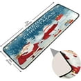 thumbnail image 2 of Dreamtimes Merry Hallway Runner Rug 2'x6' Kitchen Rug with Rubber Backing Santa Snowman Cute Non Slip Entryway Rug Runner Washable Soft Area Rug for Hallway Bedroom Kitchen Decor, 2 of 6