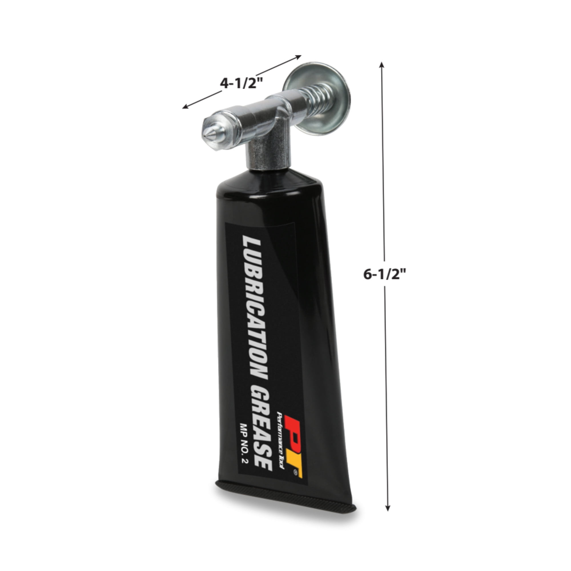 Performance Tool W54235 Precision Point Grease Gun with Grease for Maintenance Work in Garages and Workshops, Black, 3.5 oz