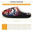 thumbnail image 2 of Kids Power Rangers Slippers Boys Girls Non-Slip Fuzzy House Slippers Warm Soft Plush Winter House Shoes Slip-On Shoes, 2 of 7