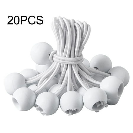 

Goodhd 20/50Pcs Oxford Rope Straps Ball Bungee Cord Straps Outdoor Canopy Storage Rope