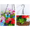thumbnail image 3 of 2X Flores Colgantes Artificiales en Cesta para la Decoración del Jardín del Césped del Patio, para la Decoración de Exteriores e Interiores-Multicolor, 3 of 4