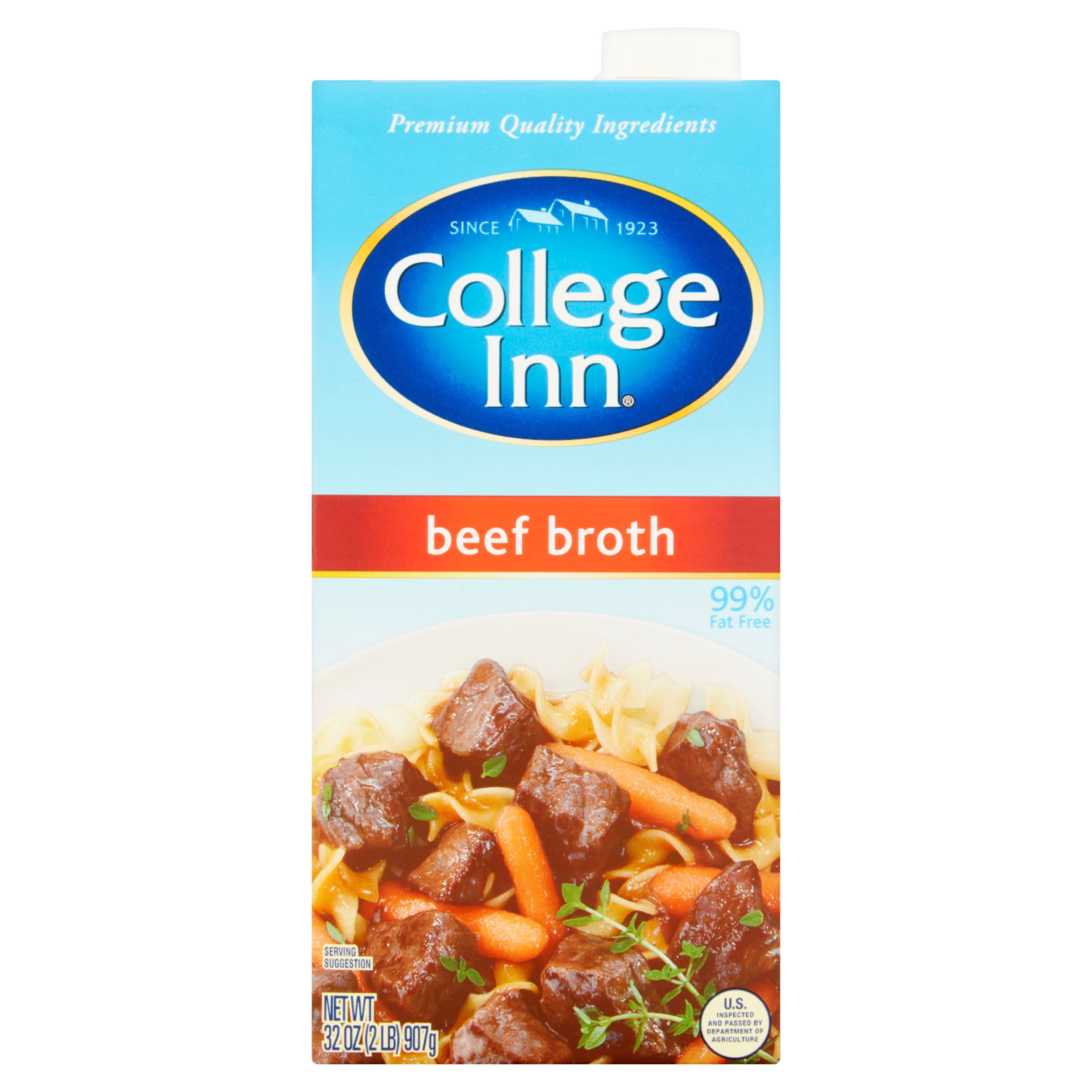 College Inn® 99 Fat Free Beef Stock 32 oz. in Resealable Carton