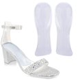 thumbnail image 1 of Plantillas de gel para talón QZFQZF, almohadillas cómodas para mujer, talla US 6-7.5, 1 of 7