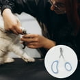 thumbnail image 2 of 1 Pc Cortauñas Doble Agujero Duradero para Mascotas para Perro y Gato 3.94"x2.56" Blanco Azul, 2 of 6