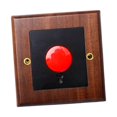 thumbnail image 2 of Luzkey Switch Control Panel Outlet Panel 86 Type Decor Elegant Practical Wooden Lighting Switch Plate for Household Electrical Setup Alarm switchpanel, 2 of 8