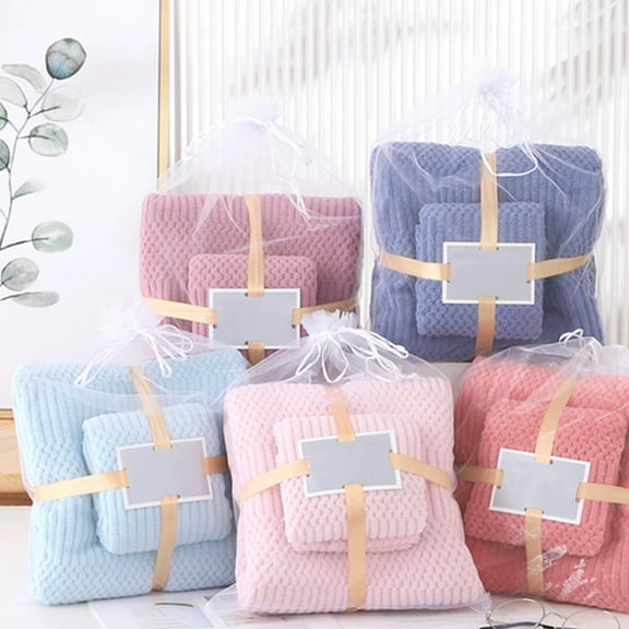 Dmlowu Bath Towel Set 2pc Luxury Bath Towels Extra Soft Quicker Dry Bathroom Towels Super Absorbent Hand Towels for School Hotel Home Gym Travel Camp Pool