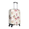 thumbnail image 3 of Daiia Floral Mushroom Luggage Cover, Thickened Washable Travel Luggage Covers, Elastic Unique Baggage Covers for 18-20 inch Luggage-X-Large, 3 of 9