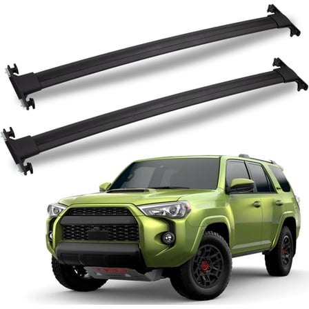 For 2010-2024 Toyota 4Runner  Style Roof Rack Rail Cross Bars Cargo Carrier