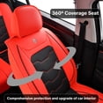 thumbnail image 4 of Universal Car Seat Covers, Pu Waterproof Artificial Leather Protectors, 360° Full Coverage, Upgrade Interior Accessories For Cars, Suitable For Most Vehicle Models., 4 of 9