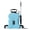 Blue, variant on ABS Automatic Sprayer With Adjustable Nozzle For Yard Irrigation