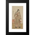 thumbnail image 2 of Katsukawa Shunshō 9x14 Black Modern Framed Museum Art Print Titled - Ichikawa Yaozo II as an Otokodate Standing by a Bench (C. 1780), 2 of 5