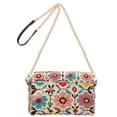 thumbnail image 2 of FORMRS Women Crossbody Purse with Chain Strap Vegan Leather Shoulder Handbag, Colorful Flowers, 2 of 7