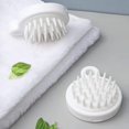 thumbnail image 3 of Cepillo de champú Reutilizable Cerdas suaves flexibles Agujero para colgar Buen agarre Efecto de espuma rico Eliminación de caspa de plástico Masajeador del cuero cabelludo para baño-Goo, 3 of 5