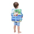 thumbnail image 4 of Kids Swimming Life Vest Cartoon Animals Print Flotage Life Jacket With Lockable Buckles For Girls Boys 2-8 Years, 4 of 5