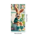 thumbnail image 3 of Wzzjkit Easter Decorations Easter Door Cover Festival Party Indoor and Outdoor Door Curtains Hanging Cloth Flags, 3 of 6
