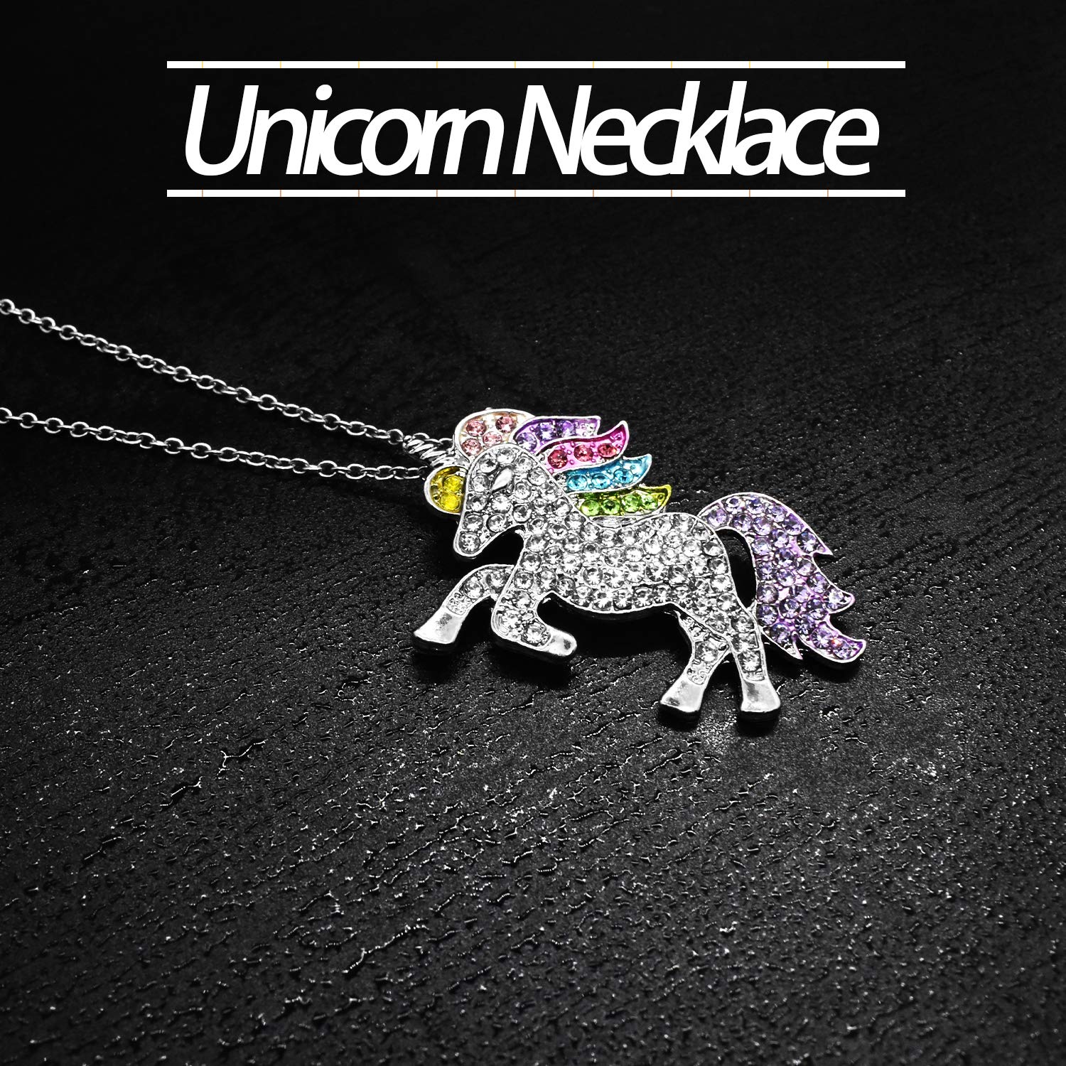 Unicorn Gifts for Girls Tween Teen Backpack Necklace Bracelet Jewelry Hair  Ties