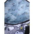 thumbnail image 6 of Peanuts Snoopy Duffel Bag Travel Weekender Carry-On Print Woodstock Gray, 6 of 9