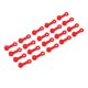 thumbnail image 2 of RISK 20 Piezas Tapa de Ajuste Zerk Accesorio de Grasa Tapa de Tornillo de Purga de Freno Cubierta a Prueba de Polvo para Coche Motocicleta Rojo, 2 of 15