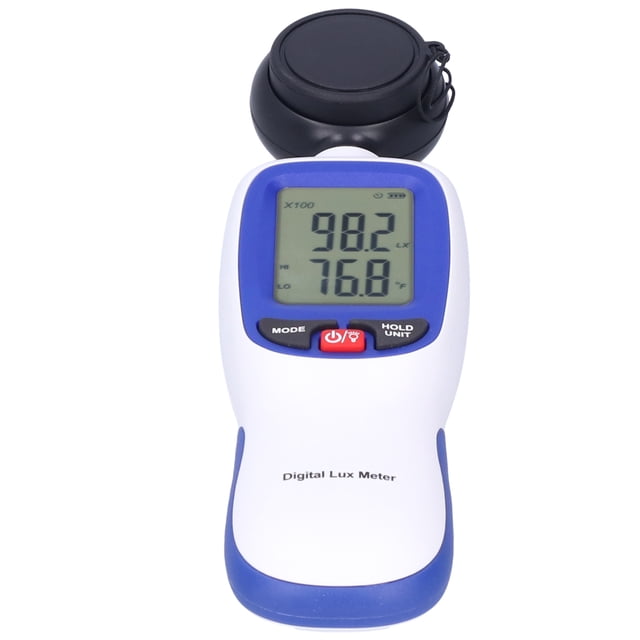 Luxómetro Digital, Apagado Automático 2 Veces/segundo Luxómetro 0-200000 Lx Para Medir La Iluminancia Y La Temperatura Actuales