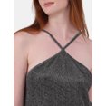 thumbnail image 4 of No Boundaries Criss Cross Halter Tank, Women's and Women’s Plus, 4 of 5