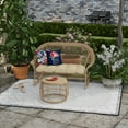 thumbnail image 5 of Mainstays Love Grows Here Flowers Reversible Outdoor Throw Pillow, 16", Navy Novelty and Multicolor Floral, 5 of 12