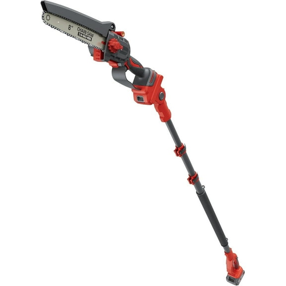 2-IN-1 Cordless Pole Saw & Mini Chainsaw, 8-inch Electric Saw Brushless, 2 Pack Battery Powered Pole Saws, 15-Foot MAX, Chain Saw with Extension Pole for Tree Trimming Wood Cutting