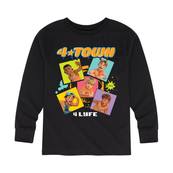 Turning Red - 4 Town 4 Lyfe - Youth Long Sleeve Graphic T-Shirt
