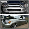thumbnail image 2 of Spec-D Tuning Black Housing Clear Lens Headlights + Corner Lights Compatible with 2005-2006 Toyota Tundra Double Cab Base SR5 Limited, 2005-2007 Sequoia, L+R Pair Head Light Lamp Assembly, 2 of 6