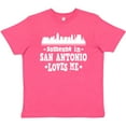 thumbnail image 3 of Inktastic Someone in San Antonio Loves Me Texas Youth T-Shirt, 3 of 5