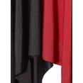 thumbnail image 7 of YONGHS Women Color Block Praise Dance Dress Golden Metallic Liturgical Worship Dancewear Black&Burgundy M, 7 of 7
