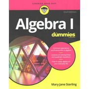 Algebra I For Dummies, Mary Jane Sterling Paperback