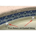 thumbnail image 3 of Pool  Directional Hydrostream Return Jet Fitting SP1419D with Adjustable 3/4" Opening Rotating Eyeball Compatible with Hayward SP1419D (6 Pack), 3 of 6